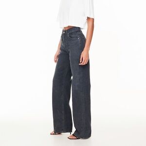 Citizens of Humanity Annina Wide Leg Jean in Fade to Black wash